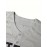Stitched 23 Grey Baseball Jersey Embroidery V Neck Short Sleeve Baseball Shirt, Breathable Button-Up Sports Uniform for Training Competition Party
