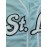 Men's All-Stitched Baseball Jersey #4 - Light Blue Embroidered V-Neck Short Sleeve Shirt, Breathable Polyester with Button-Up Front for Training, Competition & Casual Wear - Machine Washable Regular Fit