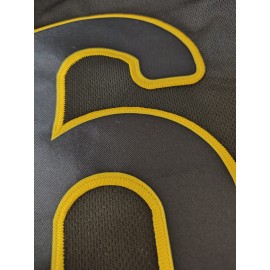 Men's Mexico #56 Black Baseball Jersey - Retro Mexico Lettering & Number 56, Breathable V-Neck Loose Fit Short Sleeve Shirt for Training, Competition, Casual & Holiday Wear, Mexico Baseball Jersey, Sports Apparel, Sporty Vneck, Comfortable Fabric