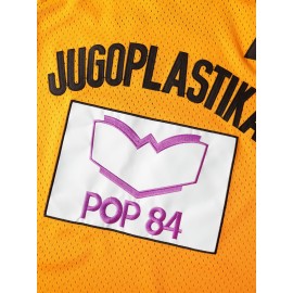 Athletic Appeal, Men's #7 Yellow Basketball Jersey - Retro Style, 