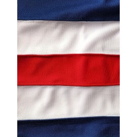 Men's Blue #17 Ice Hockey Jersey - Breathable Polyester Pullover with Embroidered Stitching & V-Neck, Loose Fit Lightweight & Durable for Sports, Casual, Parties, Streetwear - All-Season Comfort