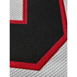 Men'S #06 -Inspired Ice Hockey Jersey - Breathable &, V-Neck Captain'S Sweatshirt with Moose Design, Red & Black Accents for Casual, Party, Training & Sports