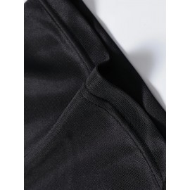 Men'S #13 Black Rugby Jersey - 100% Polyester V-Neck Short Sleeve Sportswear T-Shirt with Stitching for American Football, Casual Wear, and Training, Training Jersey | Sporty Vneck | Detailing