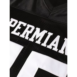 Football Jersey, #45 Stitched Name Number Men's Sports Shirt Polyester Movie Jersey S-3XL