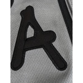 Men's #30 Baseball Jersey - Grey Embroidered 