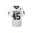 Letter And Number 45 Embroidery, Men's Short Sleeve V-neck Football Jersey, Comfy Top For Training And Competition