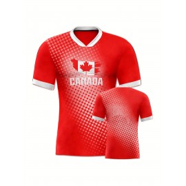 Professional Sports Fabric Men'S Creative Pattern Print North America Home Soccer Jersey T-shirt