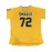 Men's Bad Boy Embroidered Basketball Jersey - Vibrant Yellow V-Neck, Moisture-Wicking & Breathable, Short Sleeve Athletic Top for Sports & Parties